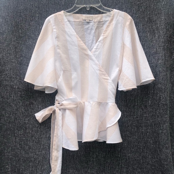 LOFT Tops - Loft Wrap around Blouse